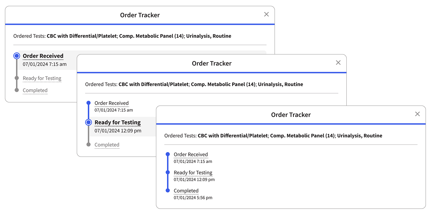 The existing orders-in-progress view in Labcorp Link has a new capability that offers greater transparency and quicker access to information when it matters most.